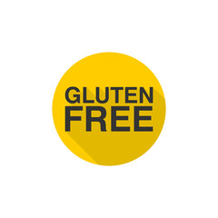 Gluten free icon isolated on transparent background