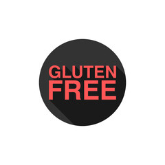 Gluten free icon isolated on transparent background