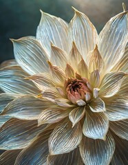 yellow and white dahlia