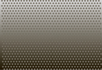 Abstract geometric pattern. Gradient balls on a gradient background. Vector illustration. Flyer background design, advertising background, fabric, clothing, texture, textile pattern.