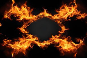 Fototapeta premium burning fire