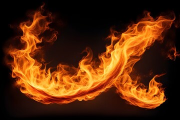 Fototapeta premium burning fire