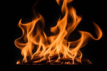 Fototapeta premium burning fire