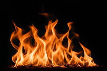 Fototapeta premium burning fire