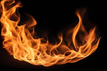Fototapeta premium burning fire