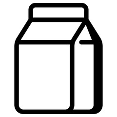 milk icon, simple vector design
