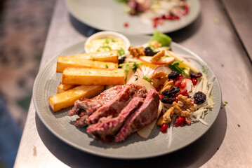 Steak and fries