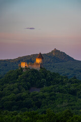 Fototapeta na wymiar Somoska castle on Slovakia Hungarian border
