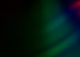Dark Multicolor, Rainbow vector blurred bright background.