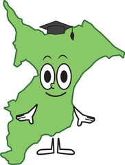 Obraz premium 千葉県キャラ①