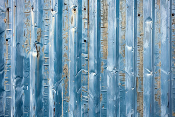 Corrugated Metal Texture. The Ridges and Gloss of Corrugated Metal Sheets.