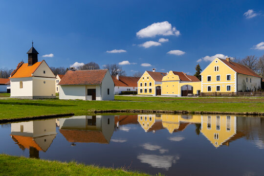 Zabori village monument reserve, Southern Bohemia, Czech Republic