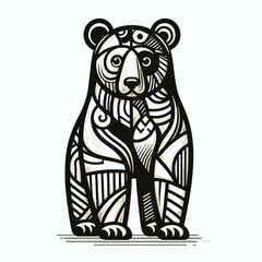 illustration of a bear