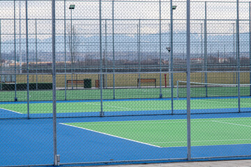 empty new open outdoor sports facility