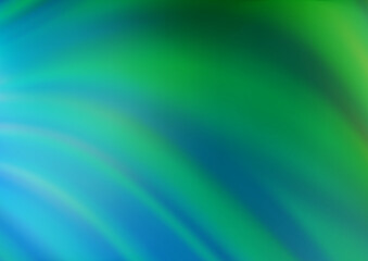 Light Blue, Green vector abstract bokeh pattern.