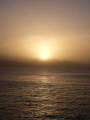 Sunset in Canary islands, Spain
