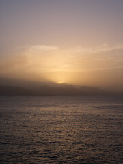 Sunset in Canary islands, Spain
