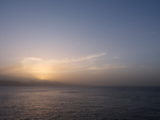 Sunset in Canary islands, Spain