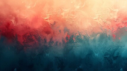 Abstract background, wall painted in orange and gray colors