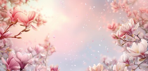 background with flowers