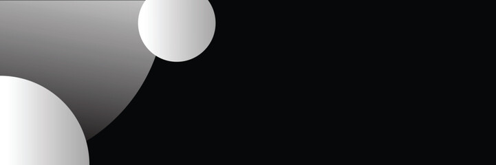 Vector black and white abstract wave modern background