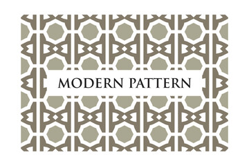 Seamless retro modern pattern