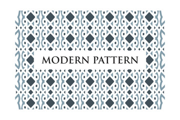 Seamless retro modern pattern
