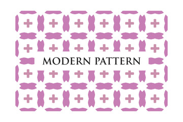 Seamless retro modern pattern