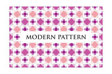 Seamless retro modern pattern