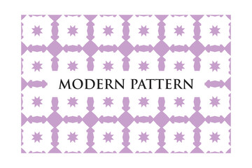 Seamless retro modern pattern