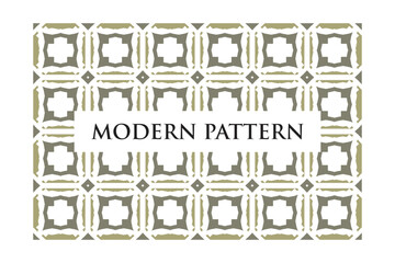 Flat design arabesque seamless pattern