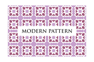 Seamless interlocking geometric line pattern