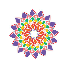 Arabic floral ornament and morocco geometric pattern for islamic banner