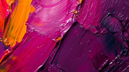 Abstract background of acrylic paint in pink and purple tones. Texture. - obrazy, fototapety, plakaty