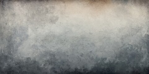 Fototapeta premium Abstract grunge grey shades watercolor wall background