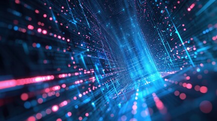 Obraz premium Modern Wallpaper of Computer Codes Patterns