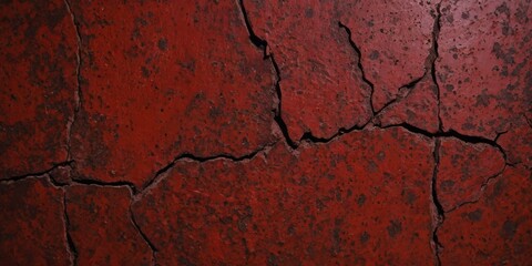 Obraz premium Black blood red grunge or horror background. Old rough concrete distressed texture
