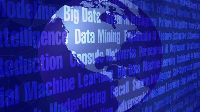 Future of artificial intelligence ai innovation and world globe instability caution, threat, and unpredictability