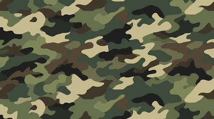 Fototapeta premium Camouflage seamless pattern
