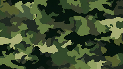 Camouflage seamless pattern