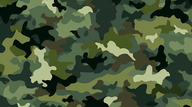Camouflage seamless pattern