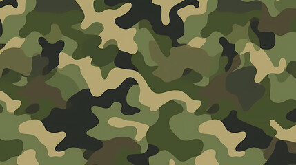Fototapeta premium Camouflage seamless pattern