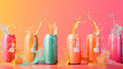 glass bottle mockup and mockup image, in the style of light and pastel color , pop-culture-infused, pop-inspired, aerial view, vibrant and textured, leica cl, poured