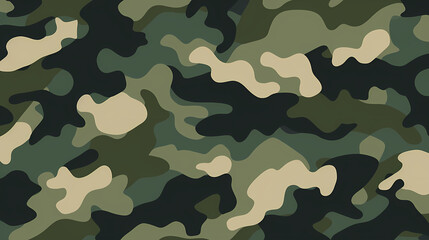 Fototapeta premium Camouflage seamless pattern