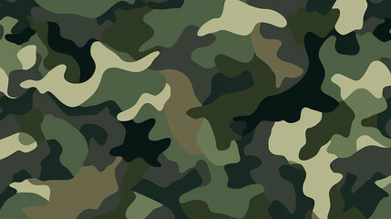 Fototapeta premium Camouflage seamless pattern