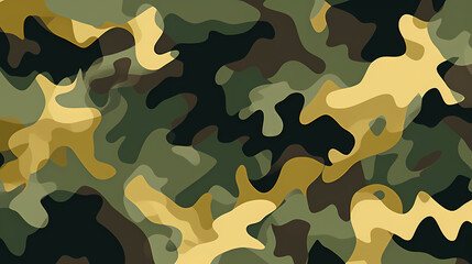 Fototapeta premium Camouflage seamless pattern