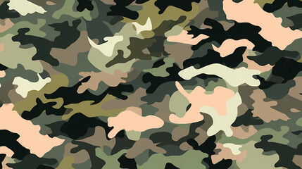 Camouflage seamless pattern