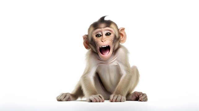 Playful monkey with a grin that will make you smile instantly