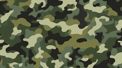 Fototapeta premium Flat design camouflage pattern texture