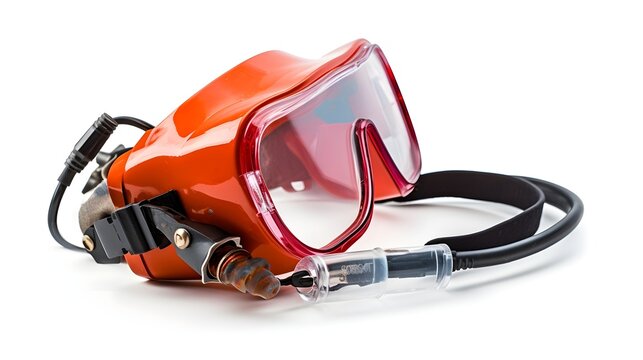 Welding torch and safety goggles, a robust and industrial composition